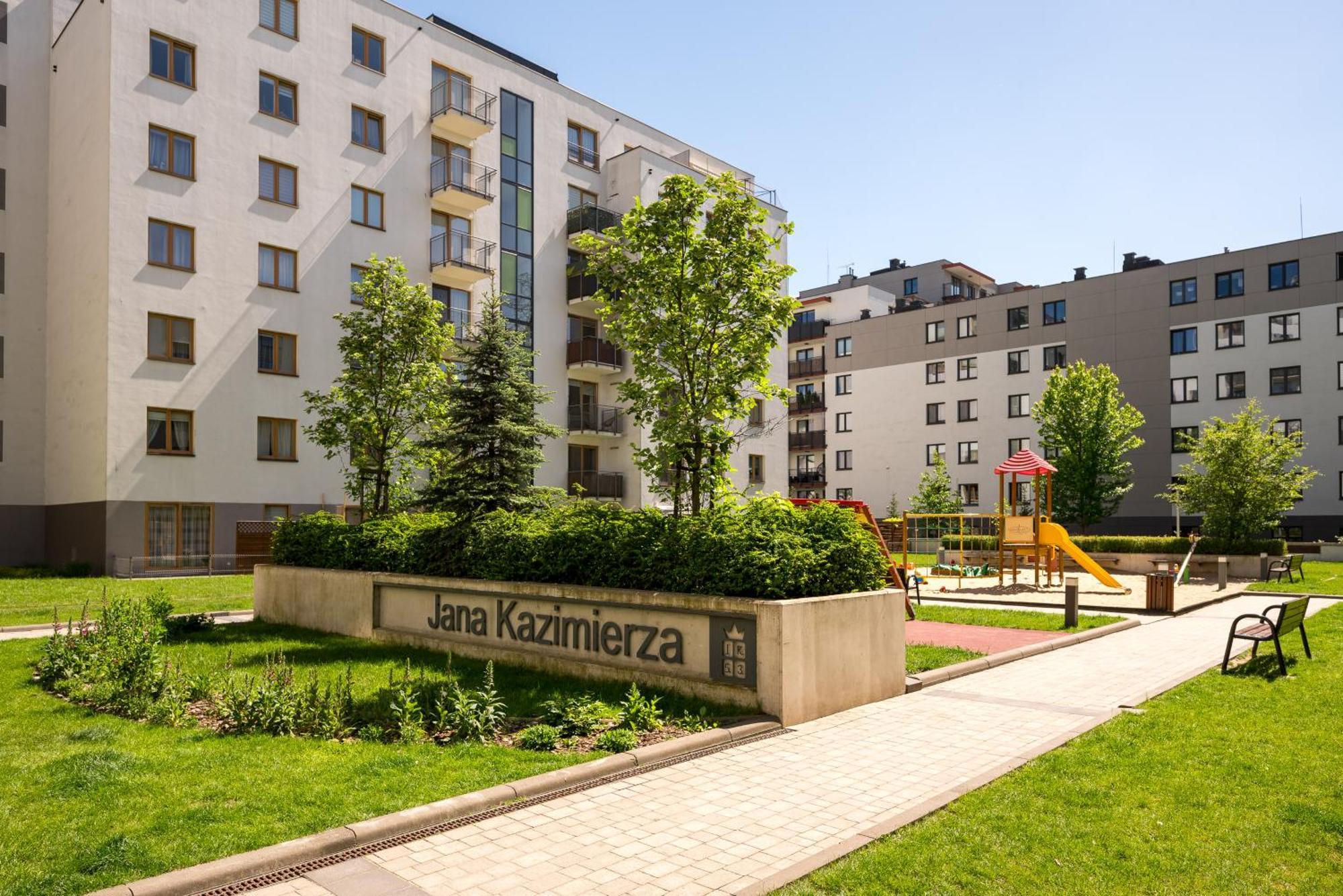 Wola Jana Kazimierza Chic Apartment Warszawa Exteriör bild